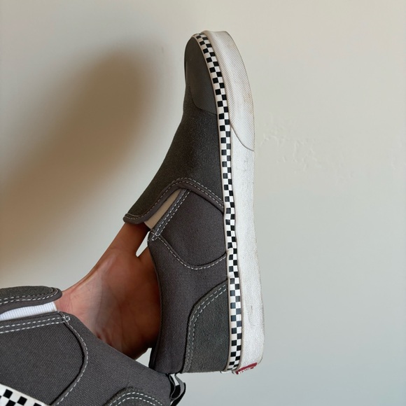 NWOT Vans Off The Wall Suede Asher DW Gray Slip-on Shoes - Picture 5 of 8